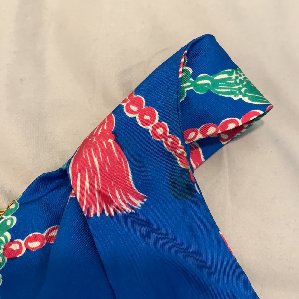 Lilly Pulitzer Dress Blue with Pockets Size 2 - Picture 6 of 8